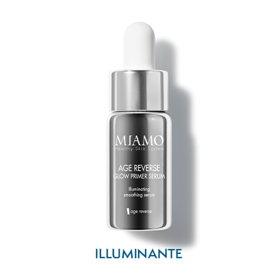 Miamo Age Reverse Glow Primer Serum 10ml - Siero Primer Illuminante Anti-Aging