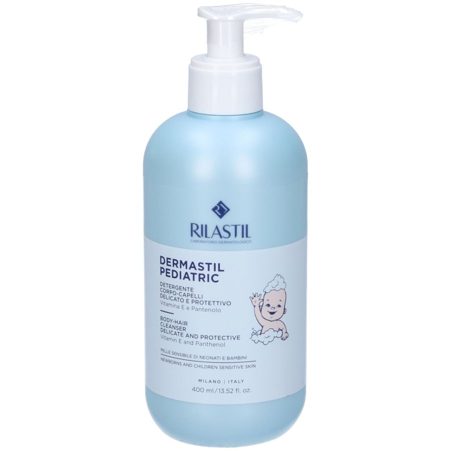 Rilastil, Dermastil Pediatric Detergente Corpo-Capelli, 400 ml