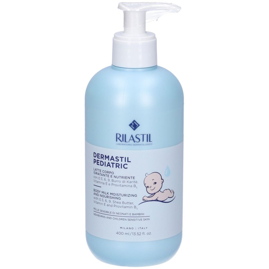 Rilastil, Dermastil Pediatric Latte Corpo, 400 ml