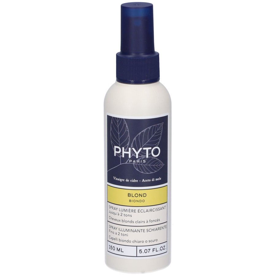 Phyto Blonde Spray Illuminante Schiarente 150 ml - Capelli Biondi Naturali, Riflessi Luminosi
