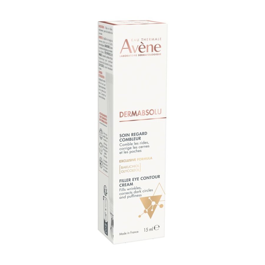 Eau Thermale Avène DermAbsolu Contorno Occhi Riempitivo Anti-Età, 15 ml Eau Thermale Avène DermAbsolu Contorno Occhi Riempitivo Anti-Età, 15 ml