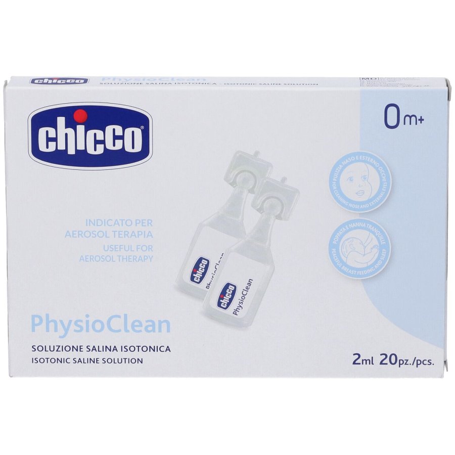PhysioClean Soluzione Salina Isotonica, 20 Flaconcini da 2 ml