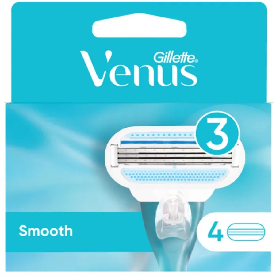 Gillette Venus, Lame Smooth, 4 Pezzi