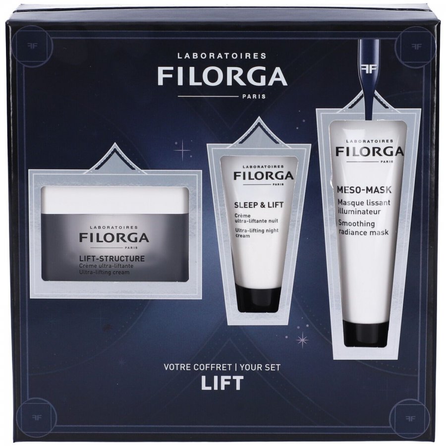 Filorga Cofanetto Lift 2024 - Trattamento Ultra Lifting - Crema Viso 50ml, Sleep&Lift 15ml, Meso Mask 30ml