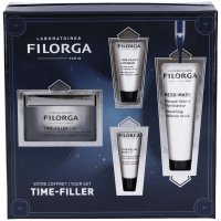 Filorga Cofanetto Time Filler Crema - Set Anti-Rughe Completo con Time Filler 5XP Crema 50ml, Eyes 4ml, Intensive Siero 7ml e Meso Mask 30ml