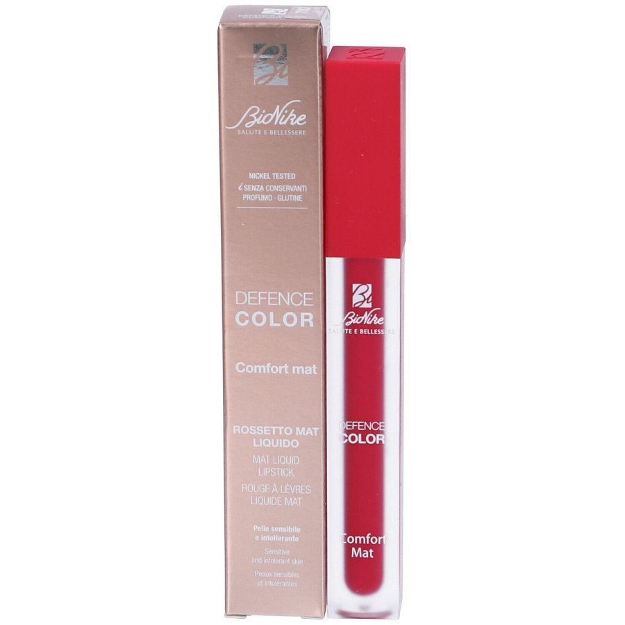 Bionike Defence Color Comfort Mat Rossetto Liquido Colore 703 Tulipe, 4.5ml