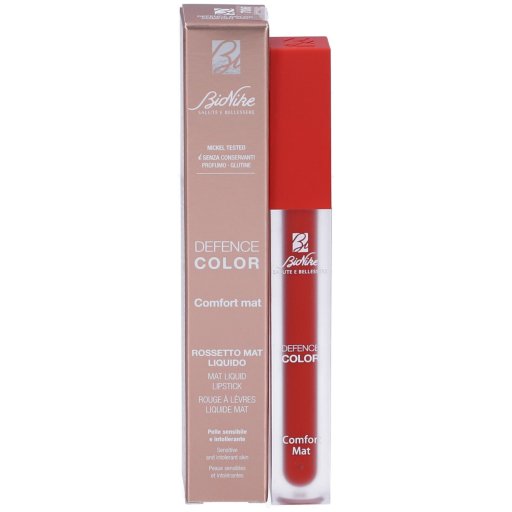 Bionike Defence Color Comfort Mat Rossetto Liquido 706 Geranium, 4.5ml