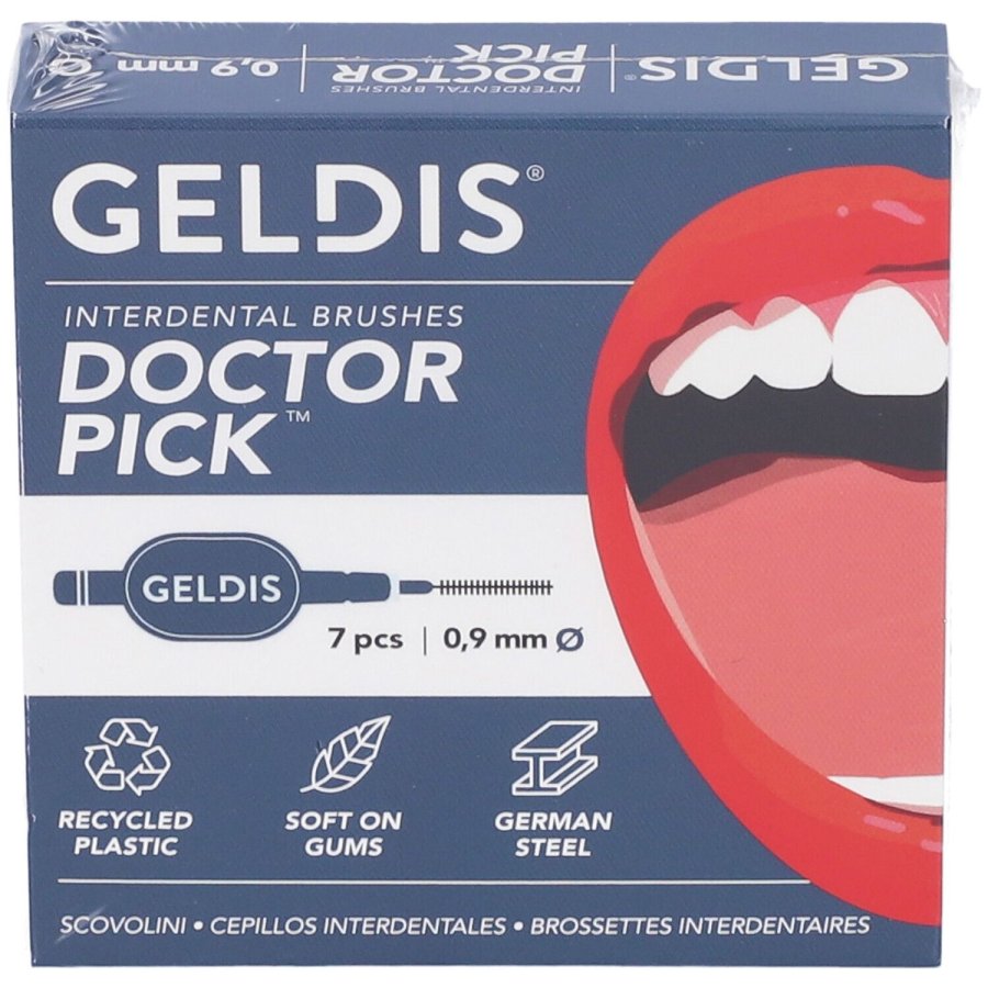 Geldis, Scovolino Interdentale 0.9 mm (M), 7 pezzi
