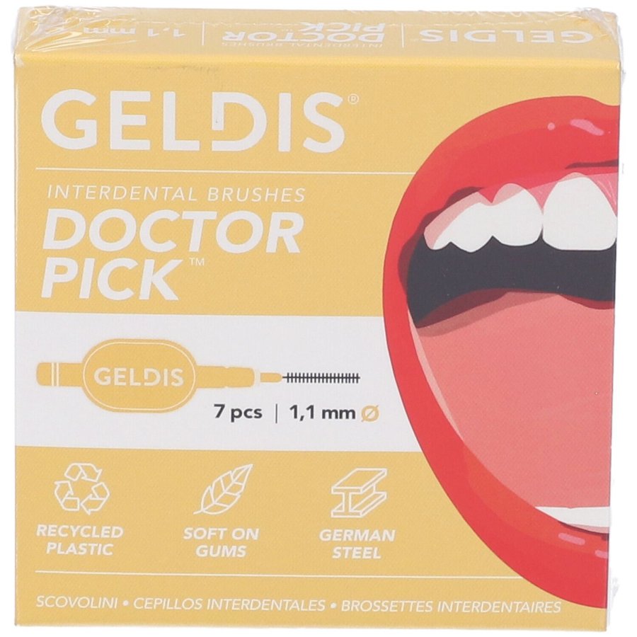 Geldis, Scovolino Interdentale 1.1 mm (L), 7 pezzi