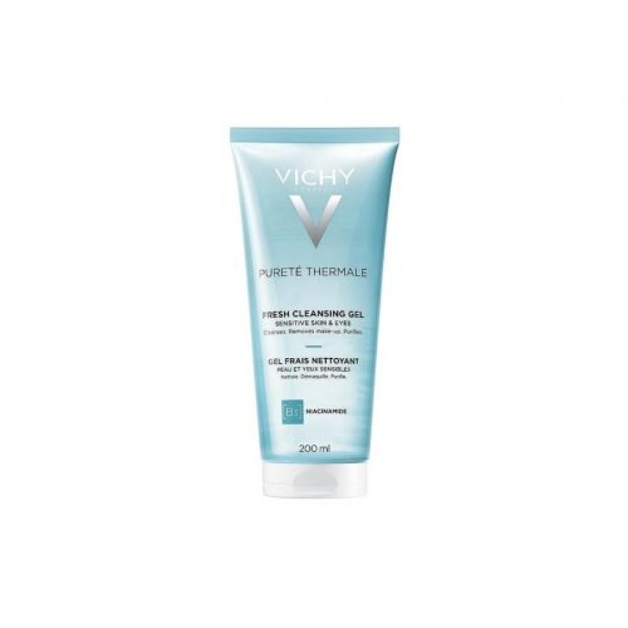 Vichy Pureté Thermale Gel Fresco Detergente Pelli Sensibili 200ml - Gel Detergente Delicato per Pelli Sensibili