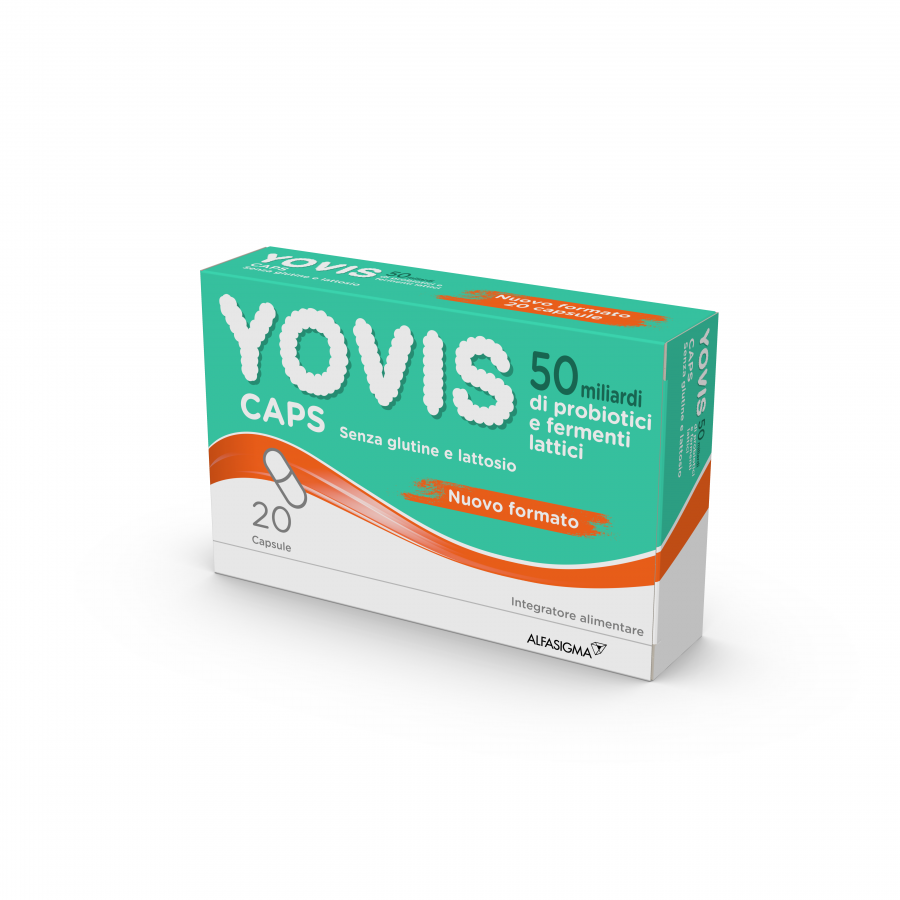 Yovis Caps 20 Capsule - Integratore alimentare a base di probiotici e fermenti lattici vivi