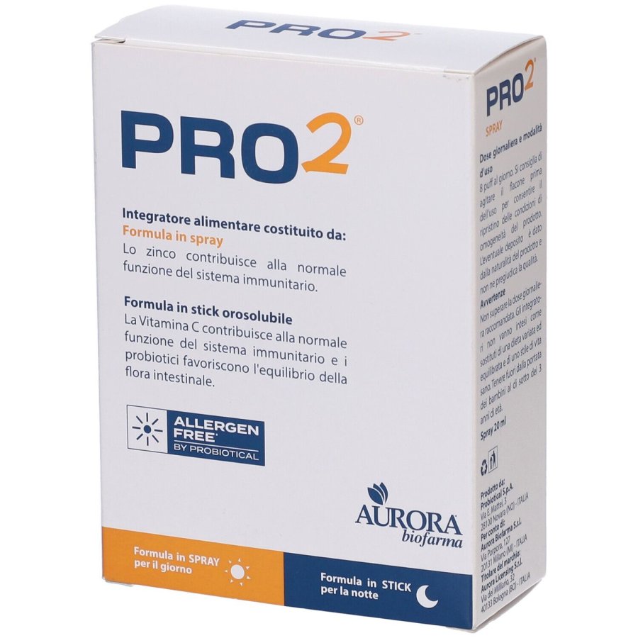Aurora Biofarma, Pro2, 20 ml Spray + 14 Stick