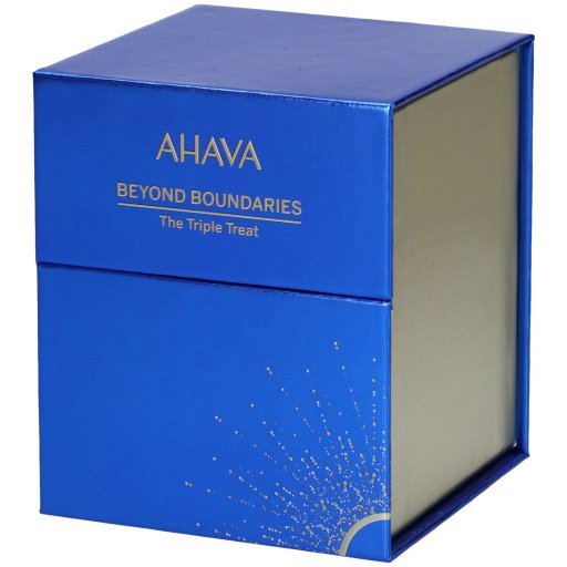 Ahava The Triple Treat Crema Mani + Lozione Corpo + Gel Doccia, 40 ml