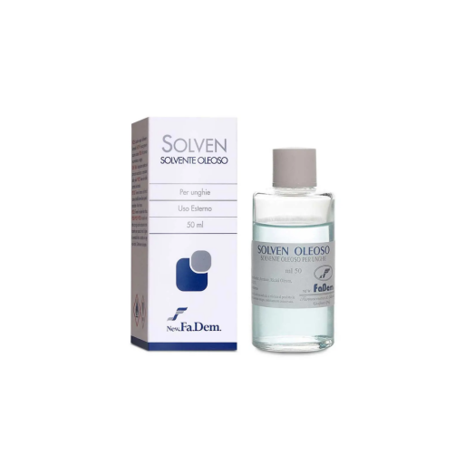 New Fa.dem. Solven Solvente Oleoso, Acetone per Unghie con Astuccio, 50ml