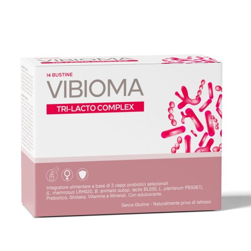 Vibioma Tri-Lacto Complex Integratore Disbiosi Vaginale 14 Bustine