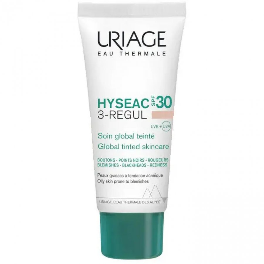 Uriage Hyséac 3-Regul Colorato SPF30 40ml - Uriage, Trattamento Imperfezioni, Protezione Solare, 40ml