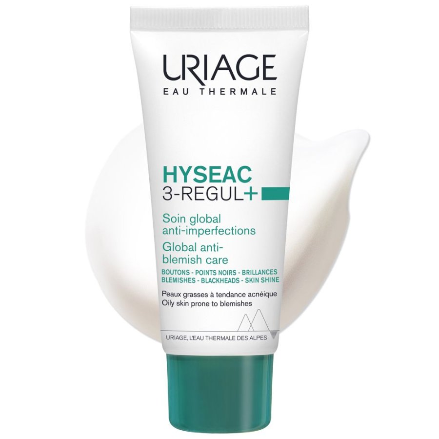 Uriage Hyséac 3-Regul+, Trattamento Globale Anti-Imperfezioni, 40 ml