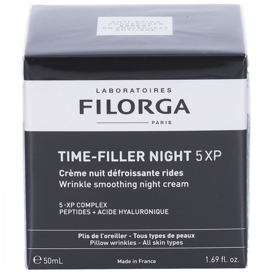 Filorga Time Filler Night 5XP Crema Anti Rughe 50ml - Crema Notte per un Viso Giovane e Luminoso