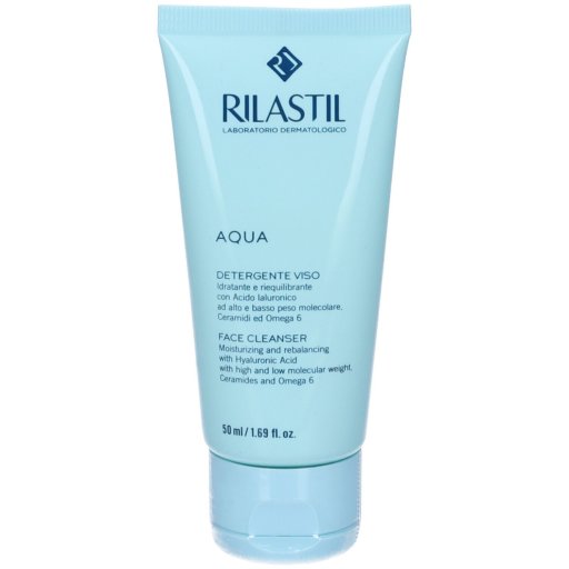 Rilastil, Aqua Detergente Viso, 50 ml