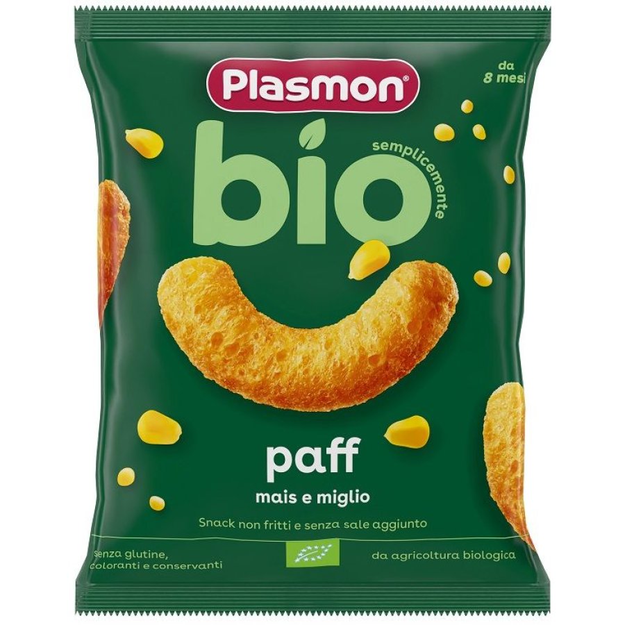 Plasmon Puff Bio Mais e Miglio, 15 g