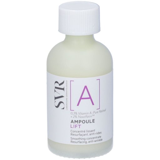 SVR Ampoule A Lift 30 ml – Siero Levigante alla Vitamina A per Rughe e Pelle Matura