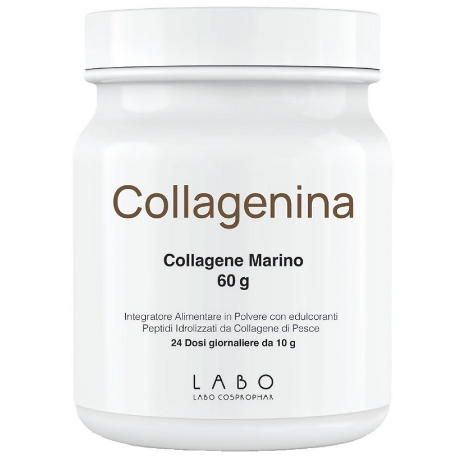 Collagenina Integratore Collagene Marino Idrolizzato 240 g – Elasticità e Benessere della Pelle