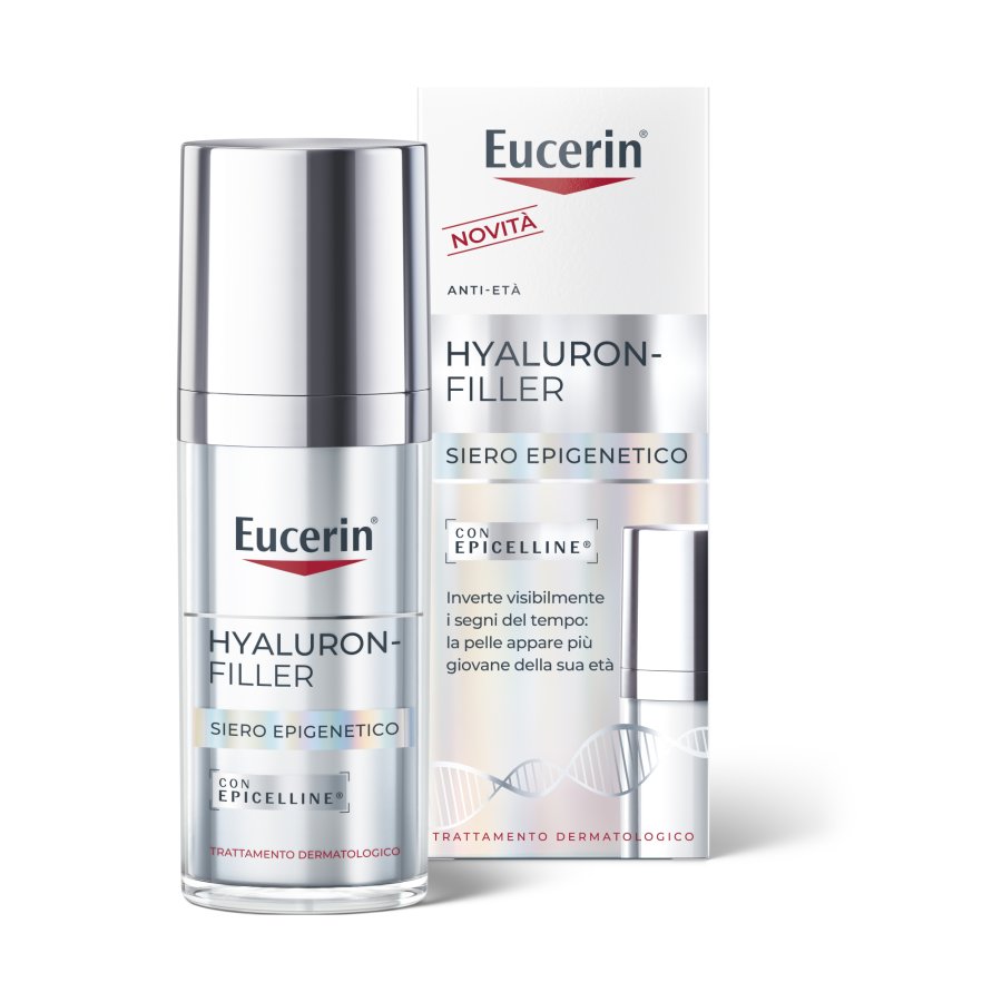 Eucerin Hyaluron Filler - Siero Epigenetico Anti-Rughe, 30ml