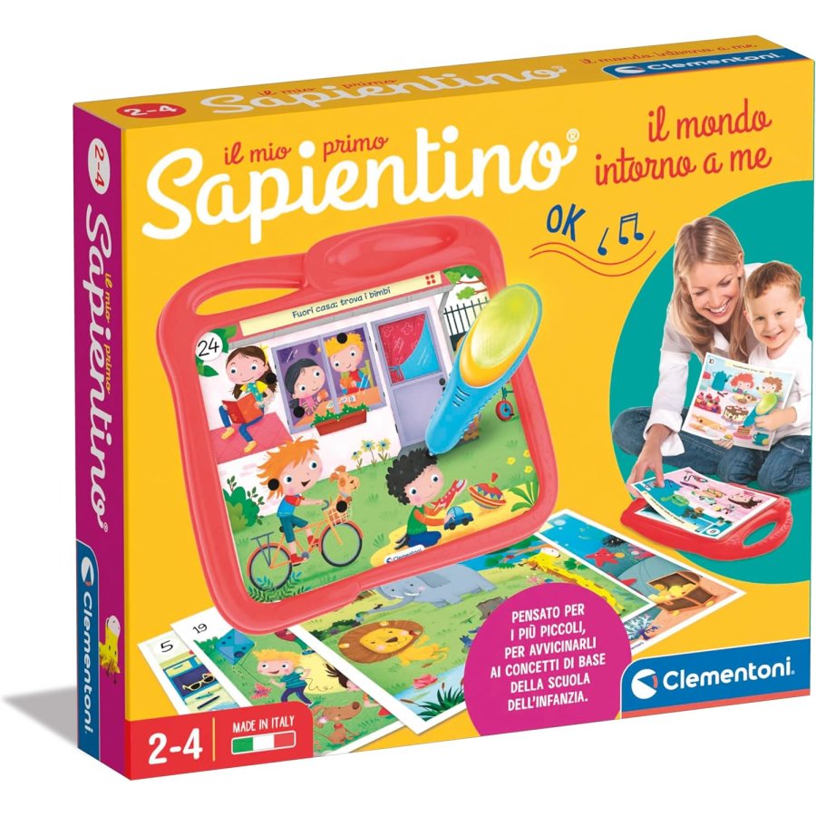 Clementoni Il Mio Primo Sapientino Il Mondo Intorno a Me Gioco Educativo 2-4 anni