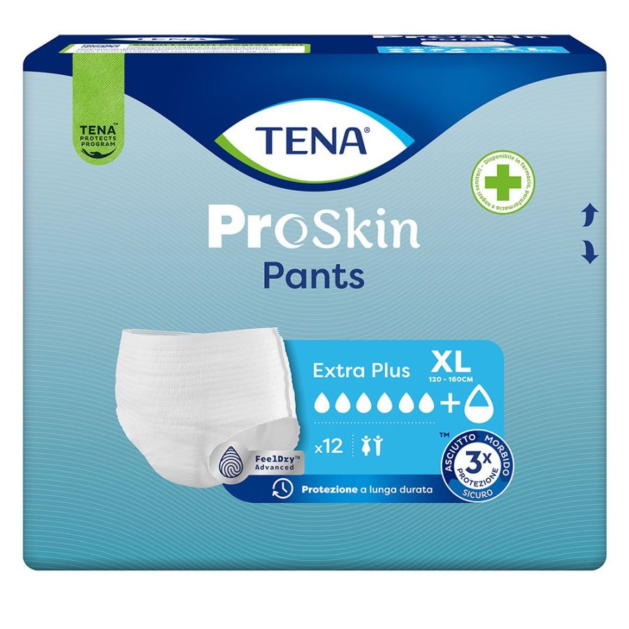 TENA ProSkin Pants Extra Plus XL, 12 Pezzi TENA ProSkin Pants Extra Plus XL, 12 Pezzi