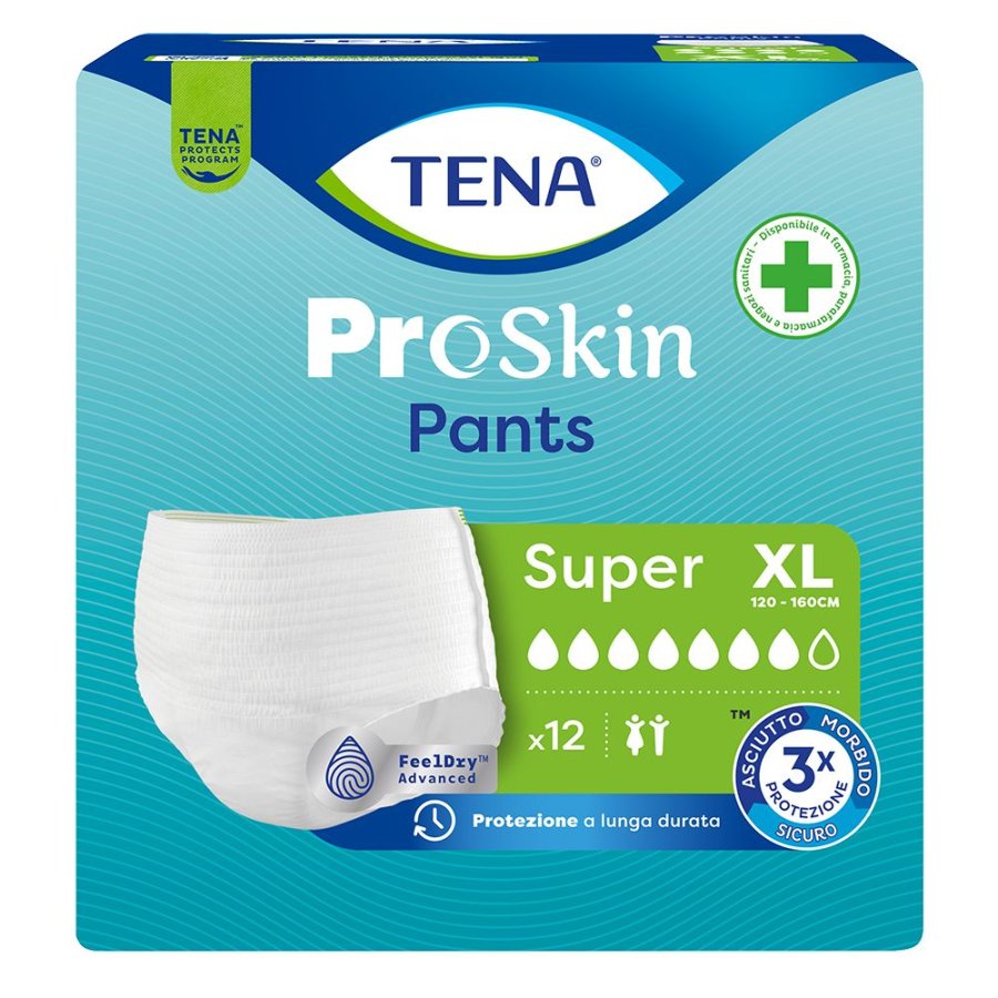 TENA Pants Super XL, 12 pezzi