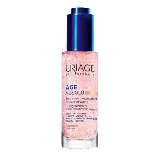 Uriage Siero Micro-ridensificante Booster di Collagene 30ml - Siero anti-età, ridensificante e luminoso