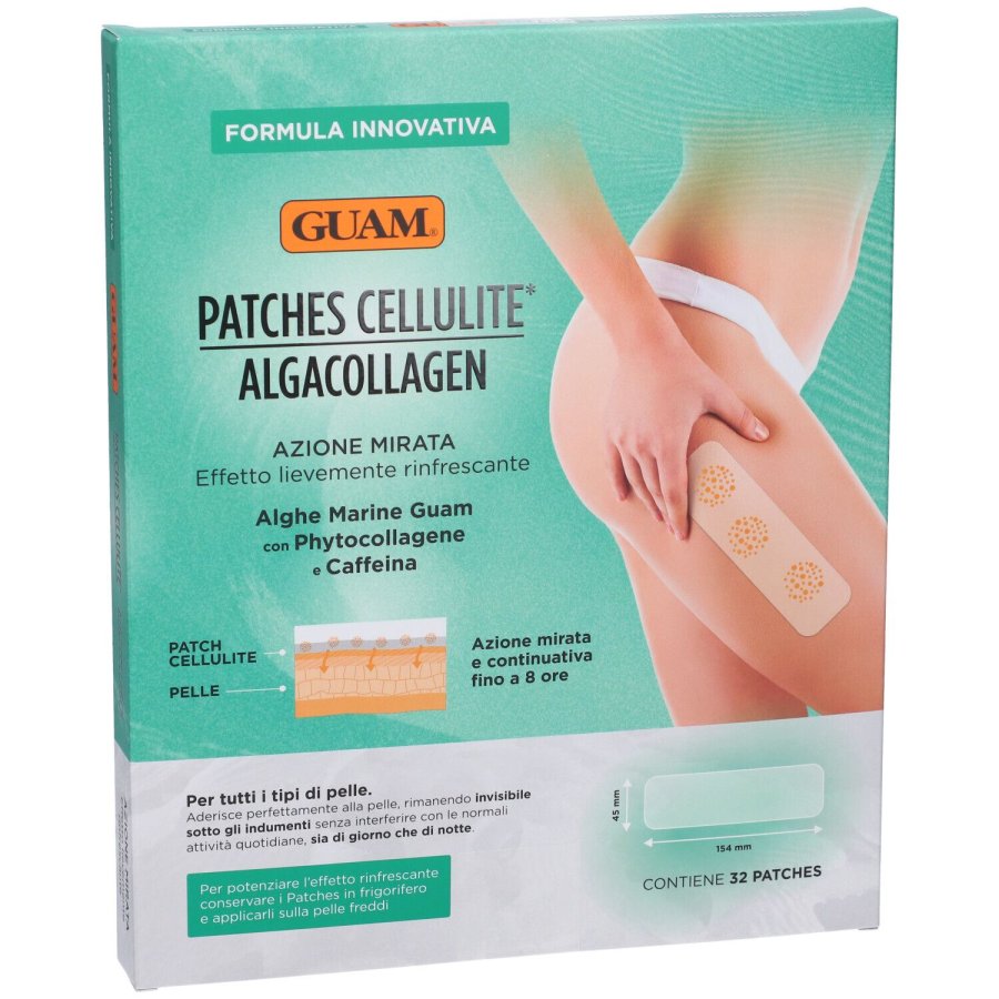 Guam, Algacollagen Patches Anti-Cellulite, 32 patches