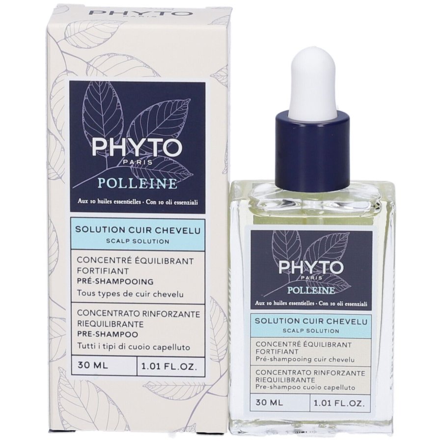 Phyto Cuoio Capelluto Polleine Concentrato Equilibrante 30 ml - Purificante e Rivitalizzante