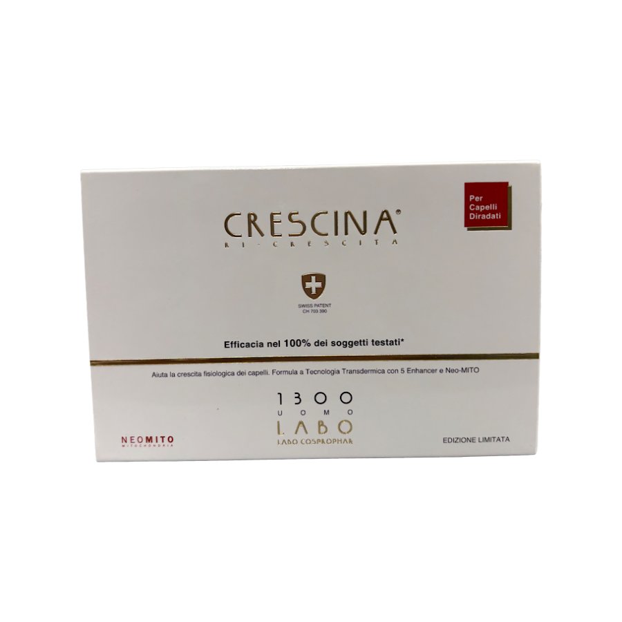 Crescina Neo MITO 1300 Uomo Fiale Anticaduta, 5 Fiale