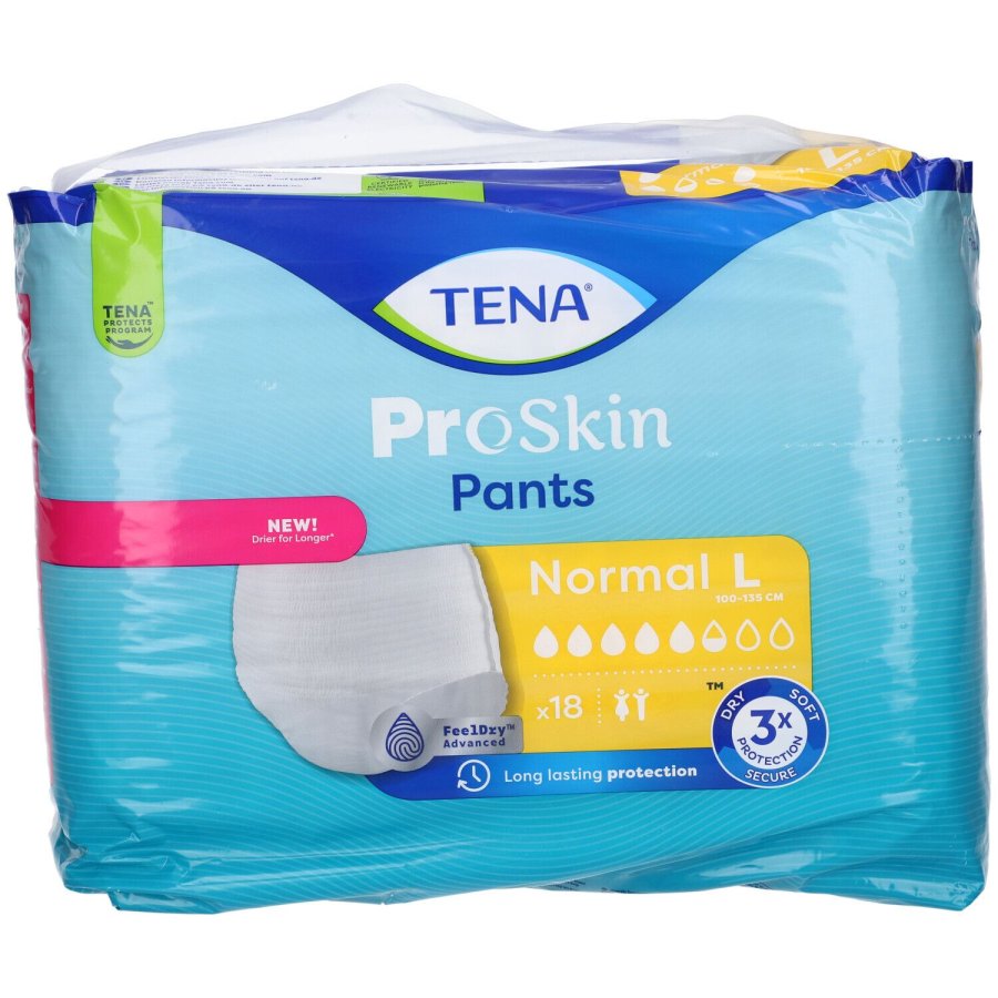 TENA ProSkin Pants Normal Taglia L, 18 Slip TENA ProSkin Pants Normal Taglia L, 18 Slip
