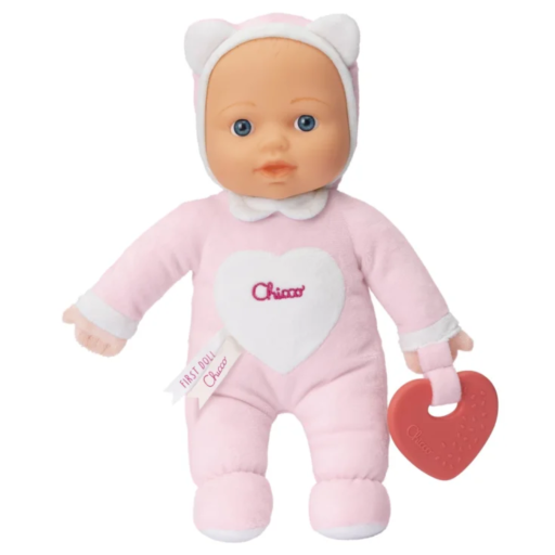 Gioco Bambola Rosa Chicco - Mia Prima Bambola Neonati, Morbida e Lavabile