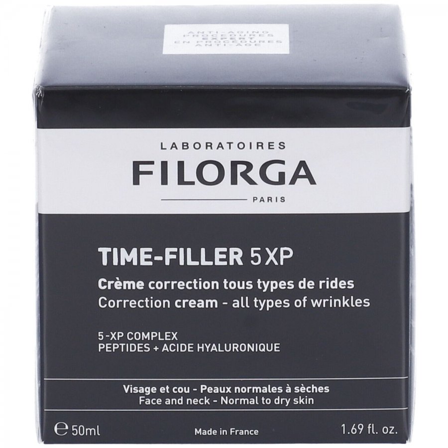 Filorga Time Filler 5 XP Crema Viso Antirughe 50ml - Crema Correttiva per Rughe Viso e Collo