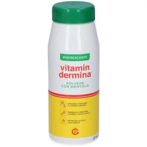 Vitamindermina Polvere Rinfrescante con Mentolo 100g Vitamindermina Polvere Rinfrescante con Mentolo 100g