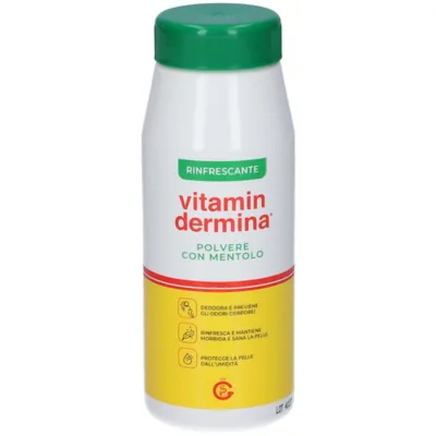 Vitamindermina Polvere Rinfrescante con Mentolo 100g