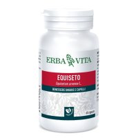Erba Vita Equiseto 60 Capsule, Integratore per Capelli, Unghie e Drenaggio Naturale