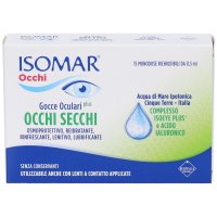 Isomar, Occhi Secchi Plus Gocce Oculari, 15 flaconcini