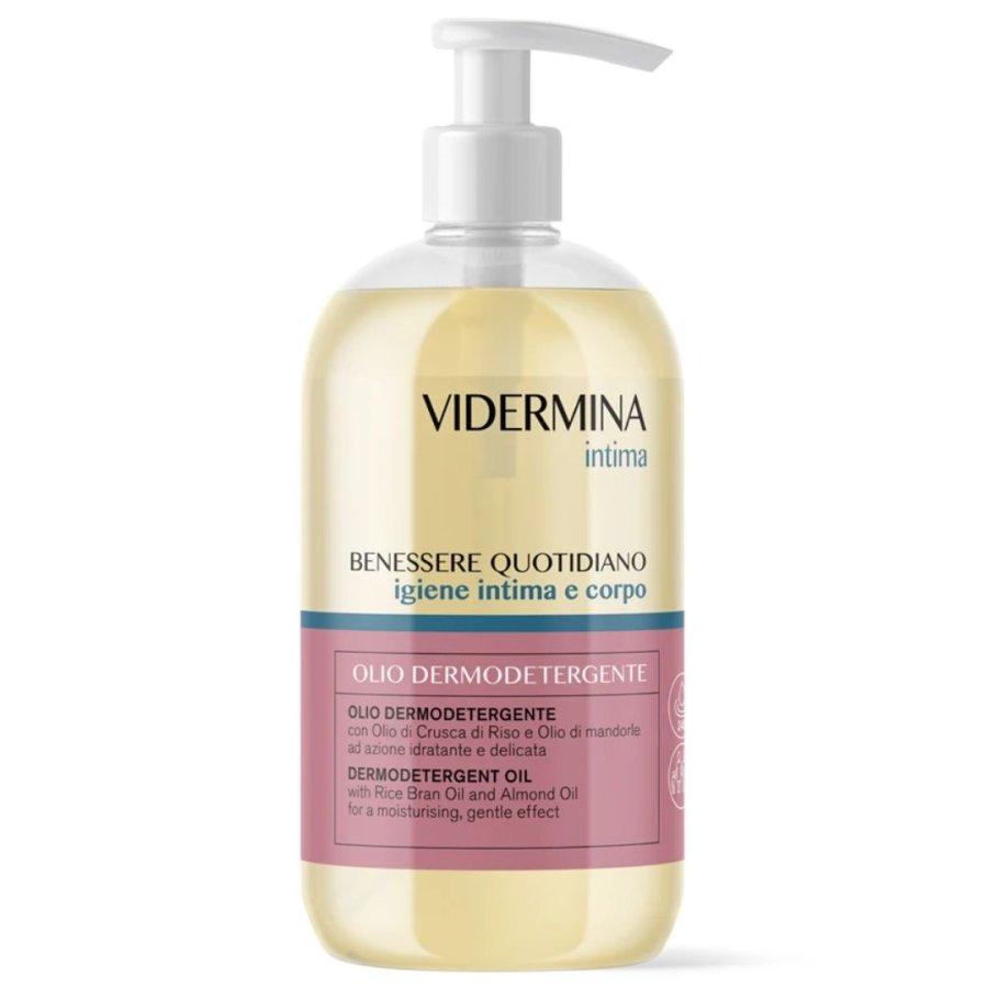 Vidermina Intima Olio Dermodetergente Corpo e Parti Intime 500ml – Per pelli sensibili