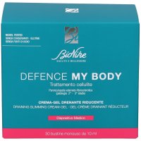 BioNike Defence My Body Trattamento Cellulite, crema-gel drenante riducente, 30 bustine da 10 ml BioNike Defence My Body Trattamento Cellulite, crema-gel drenante riducente, 30 bustine da 10 ml