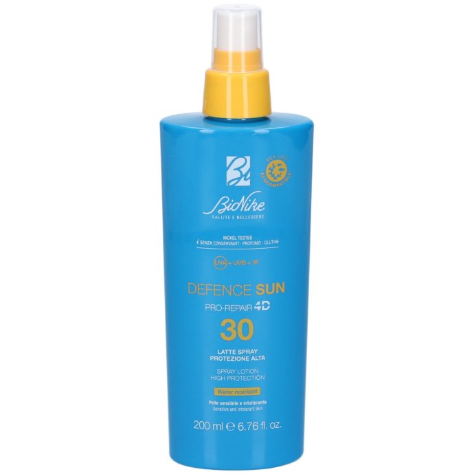 Bionike Defence Sun, Pro-Repair 4D SPF 30 Latte Spray, 200 ml