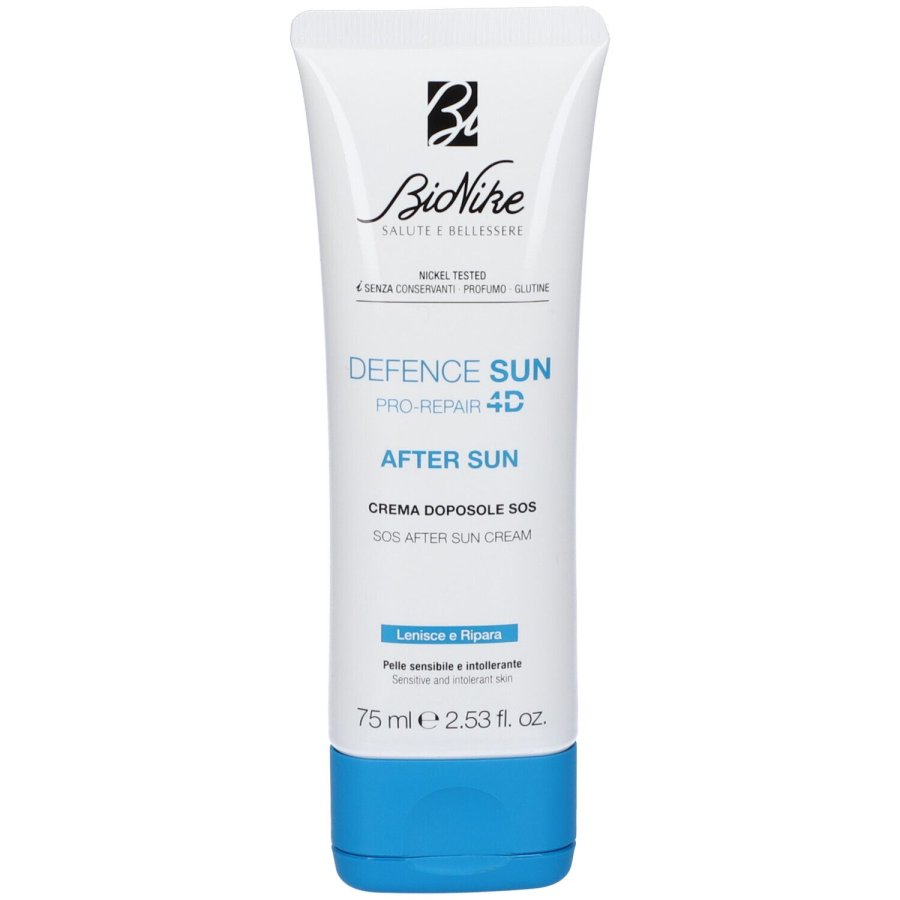 Bionike Defence Sun, Pro-Repair 4D Crema Doposole Lenitiva, 75 ml