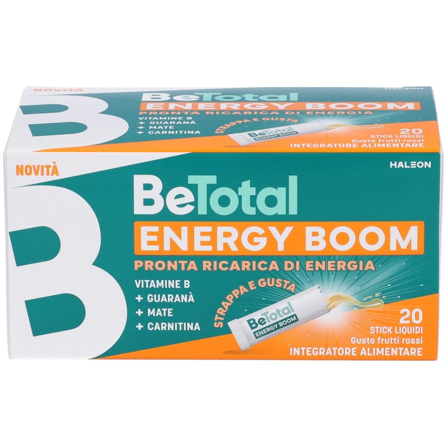 BeTotal, ENERGY BOOM, 20 stick liquidi
