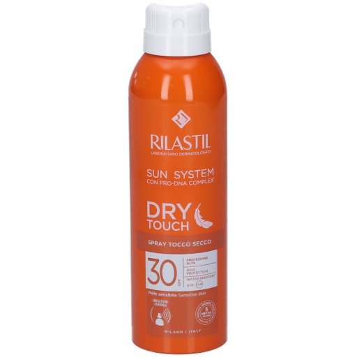 Rilastil, Sun System Spray Corpo Dry Touch SPF30, 200 ml