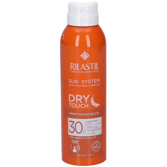 Rilastil, Sun System Spray Corpo Dry Touch SPF30, 200 ml