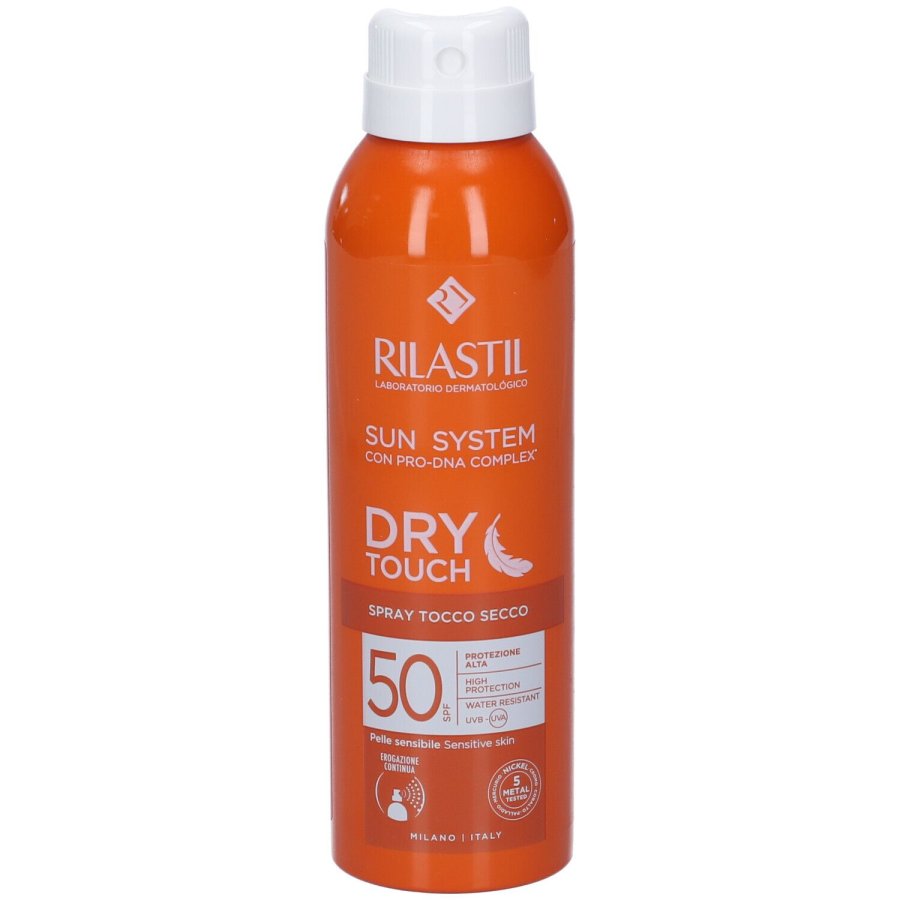 Rilastil, Sun System Spray Corpo Dry Touch SPF50+, 200 ml