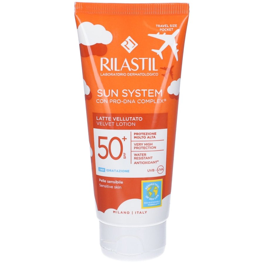 Rilastil, Sun System Latte Vellutato SPF 50+, 100 ml